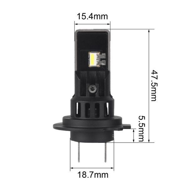 Автомобільні LED лампи H7 Carlamp Day Light Gen 2 Led автолампи 5800K 7500 Lm (DLG2H7) 215219 фото