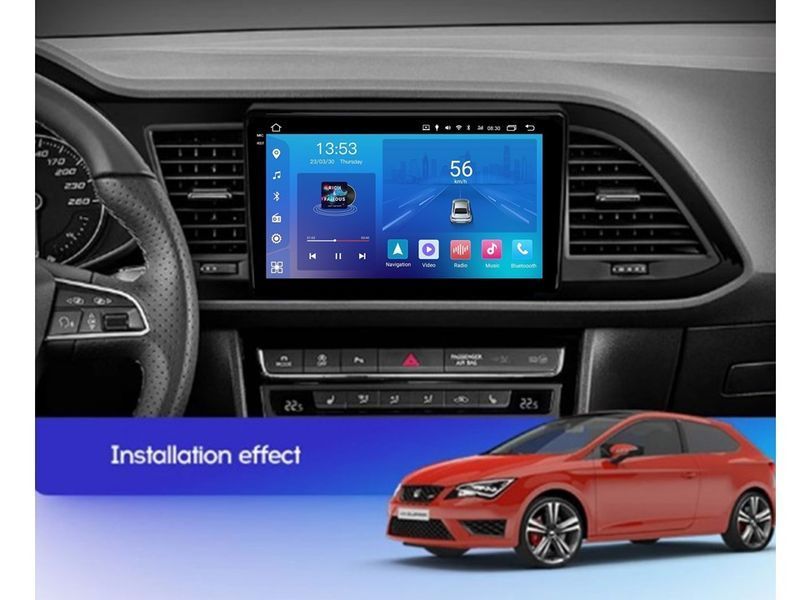 Штатна магнітола FORS.auto FS 2 ULTRA для Seat Leon (2+32Gb, 9&quot\;) 2018+ FS-1928 фото