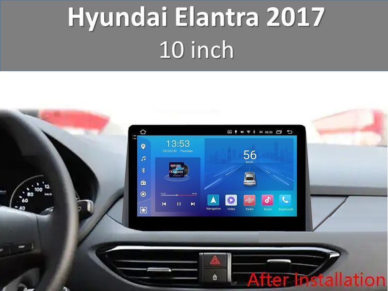 Штатна магнітола FORS.auto FS 2 ULTRA для Hyundai Elantra (2+32Gb, 10&quot\;) 2017 FS-1806 фото