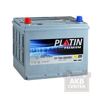 Автомобильный аккумулятор PLATIN Asia 70Ah 660A L+ (левый +) SMF 564958890438 фото