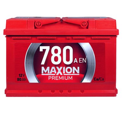 Автомобільний акумулятор MAXION Premium 80 Аh 780A R+ (правий +) TR L3 564958892453 фото