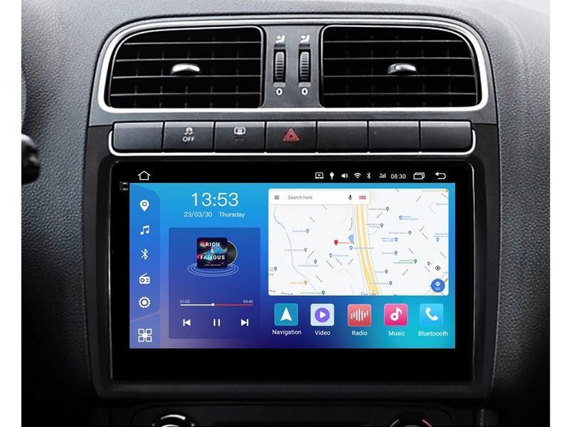 Штатна магнітола FORS.auto FS 2 PRO для Volkswagen Polo (2+32Gb, 9&quot\;, black) 2008-2020 FS-2358 фото