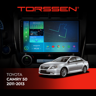 Штатна магнітола Torssen 2K DTS Toyota Camry 50 2011-2013 F9432 4G Carplay DSP з кнопками 202308535 фото