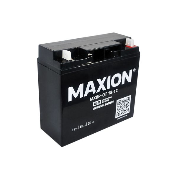 Акумулятор промисловий MAXION MXBP-OT 18-12 (12V, 18А) AGM (HUAWEI) 1022521 фото