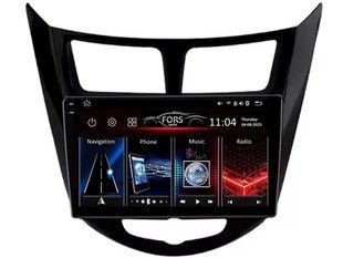 Штатна магнітола FORS.auto FS 4 MAX для Hyundai Verna/I-25/Accent (4+32Gb, 9&quot\;, black) 2010-2014 FS-5521 фото