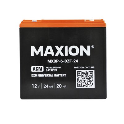 Тягова акумуляторна батарея AGM MAXION(HUAWEI) MXBP 6-DZF-24 (12V, 24Ah) 1022447 фото