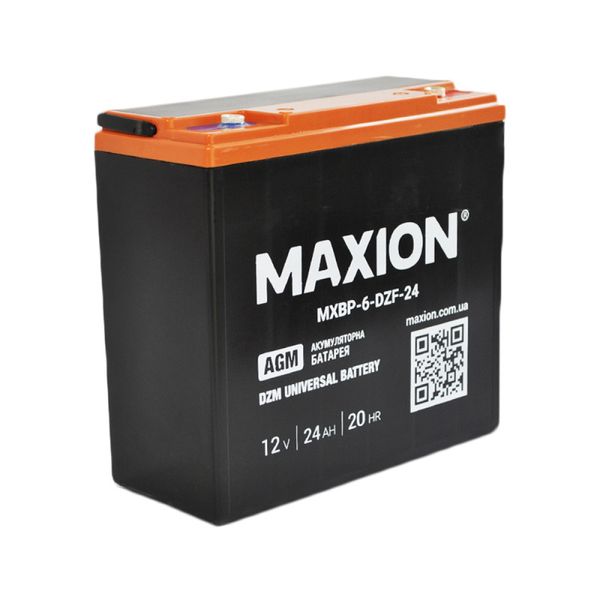 Тягова акумуляторна батарея AGM MAXION(HUAWEI) MXBP 6-DZF-24 (12V, 24Ah) 1022447 фото