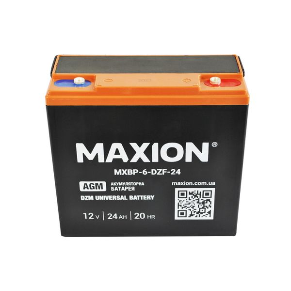 Тягова акумуляторна батарея AGM MAXION(HUAWEI) MXBP 6-DZF-24 (12V, 24Ah) 1022447 фото