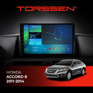 Штатная магнитола Torssen Honda Accord 8 11-14- F108256 4G Carplay 202307448 фото