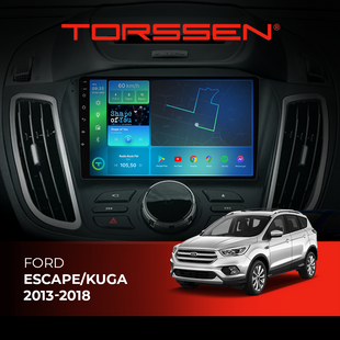 Штатная магнитола Torssen Ford Escape/Kuga 13-18 LOW END F98256 4G Carplay DSP 202307390 фото