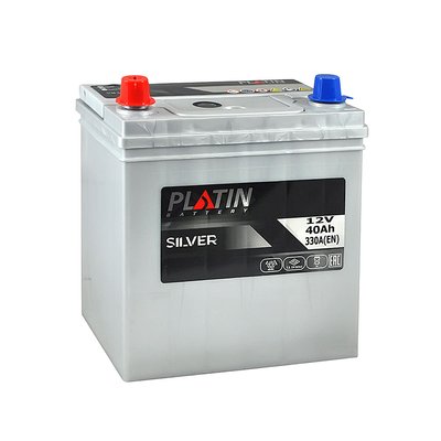 Автомобільний акумулятор PLATIN Silver Asia 40Ah 330A L+ (лівий +) SMF 564958891323 фото