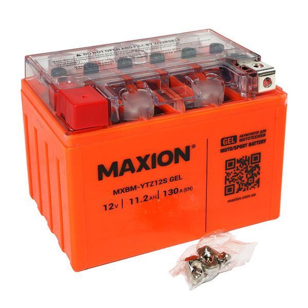 Мото акумулятор MAXION (HUAWEI) 24MXBM-YTZ12S GEL (12V, 11,2Ah, 200A, +/-) 10011060 фото