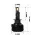 Автомобільні LED лампи H1 для авто Carlamp Smart Vision Gen 2 Led автолампи 8000 Lm 6500 K (SMGH1) 105111 фото 3