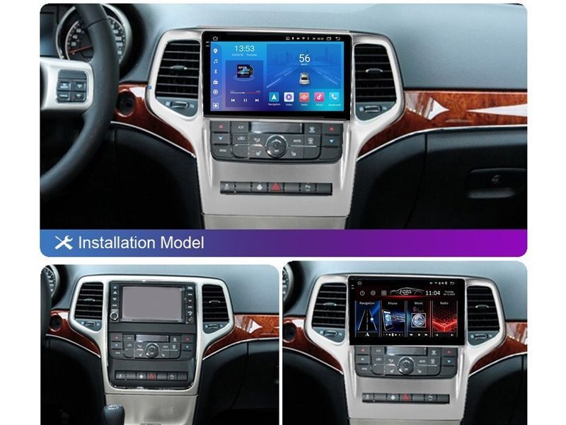 Штатна магнітола FORS.auto FS 2 ULTRA для Jeep Grand Cherokee (2+32Gb, 9&quot\;) 2008-2012 FS-1711 фото