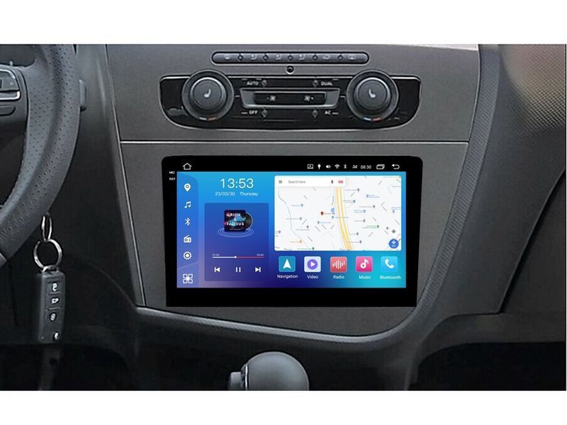 Штатна магнітола FORS.auto FS 4 PRO для Seat Leon (4+64Gb, 9&quot\;) 2005-2012 FS-4314 фото