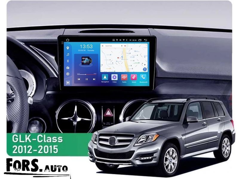 Штатна магнітола FORS.auto FS 4 MAX Qled для Mercedes-Benz GLK-Class X204 (4+32Gb, 9&quot\;) 2012-2015 FS-8395 фото