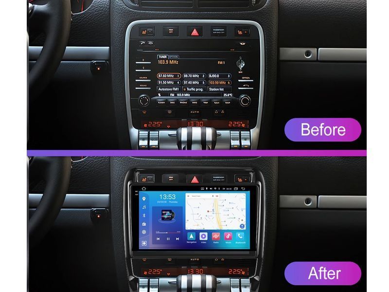 Штатна магнітола FORS.auto FS 4 MAX Qled для Porsche Cayenne (4+32Gb, 9&quot\;) 2002-2010 FS-8138 фото
