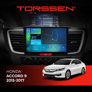 Штатна магнітола Torssen Honda Accord 9 2015-2017 F108256 4G Carplay 202307450 фото