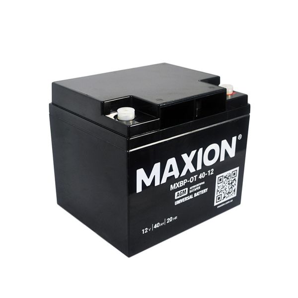 Акумулятор промисловий MAXION (HUAWEI) MXBP-OT 40-12 (12V, 40А) 1022448 фото