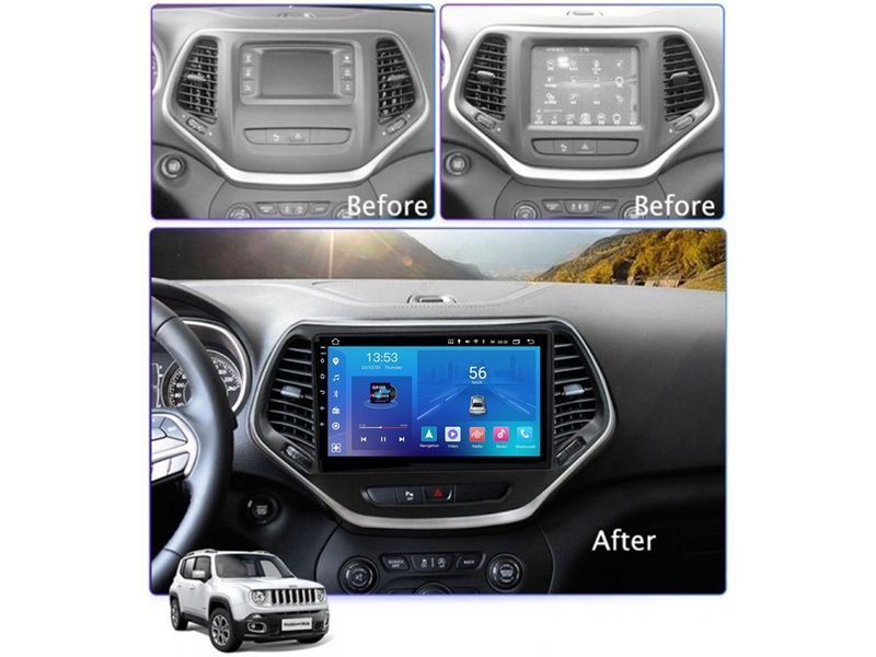 Штатна магнітола FORS.auto FS 1 LITE для Jeep Cherokee (1+32Gb, 10&quot\;) 2014-2017 FS-1083 фото