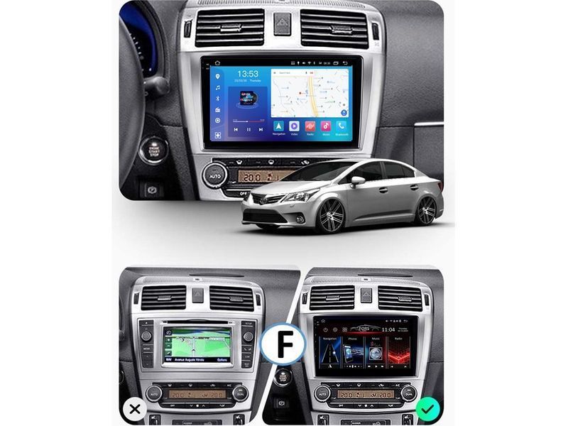 Штатна магнітола FORS.auto FS 2 PRO для Toyota Avensis (2+32Gb, 9&quot\;) 2011-2015 FS-2287 фото