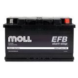 Автомобільний акумулятор MOLL EFB start/stop (L4) 84Ah 800A R+ (правый +) 566125883016 фото