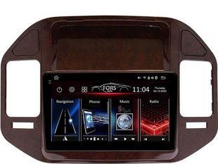 Штатна магнітола FORS.auto FS 4 MAX для Mitsubishi V73 Pajero (4+32Gb, 9&quot\;, wooden) 2004-2011 FS-5560 фото