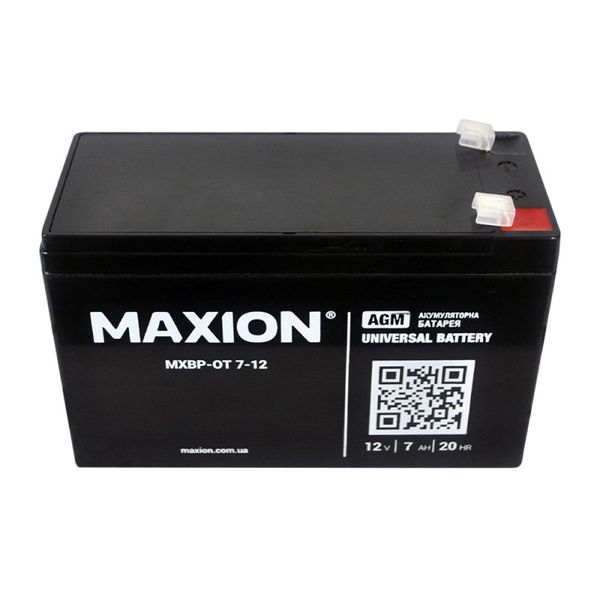 Акумулятор MAXION (HUAWEI) OT 7-12 12 V 7 Аh AGM 1022439 фото