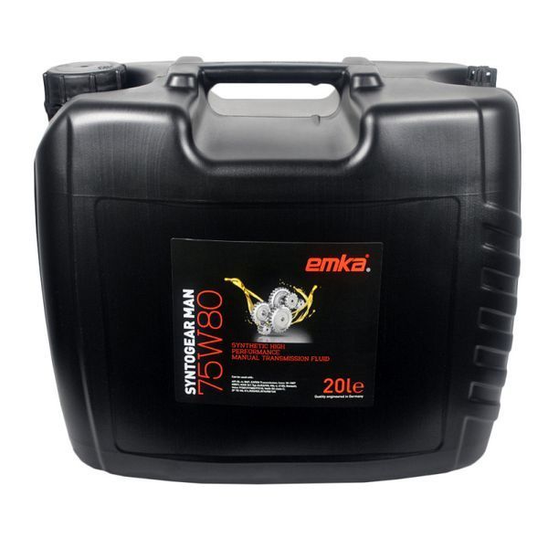 Трансмиссионное масло Emka Syntogear MAN 75W80 20л 1022554 фото