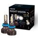 Автомобільні LED лампи H11 для авто Carlamp Night Vision Gen 2 Led автолампи 5000 Lm 5500K (NVGH11) 105113 фото 1