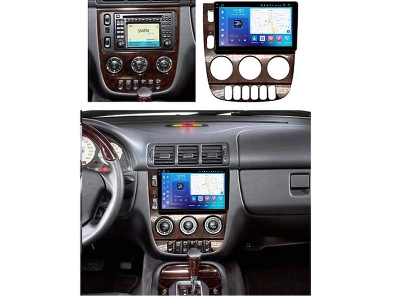 Штатна магнітола FORS.auto FS 2 PRO для Mercedes-Benz ML-Class 320 (2+32Gb, 9&quot\;, wooden) 2003-2005 FS-2316 фото